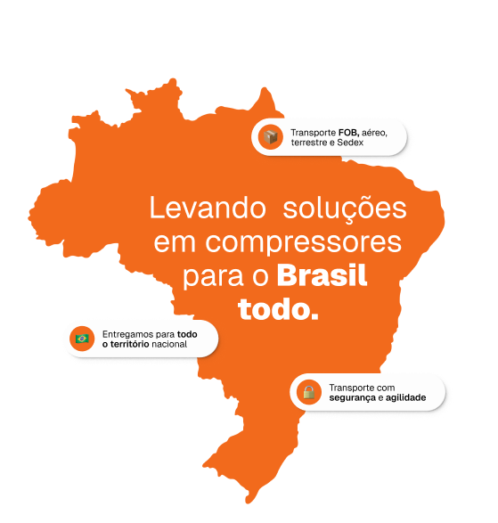 Levando soluções em compressores para o Brasil todo